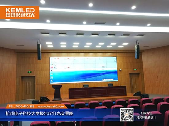 主會(huì)場視頻會(huì)議室燈光實(shí)景圖