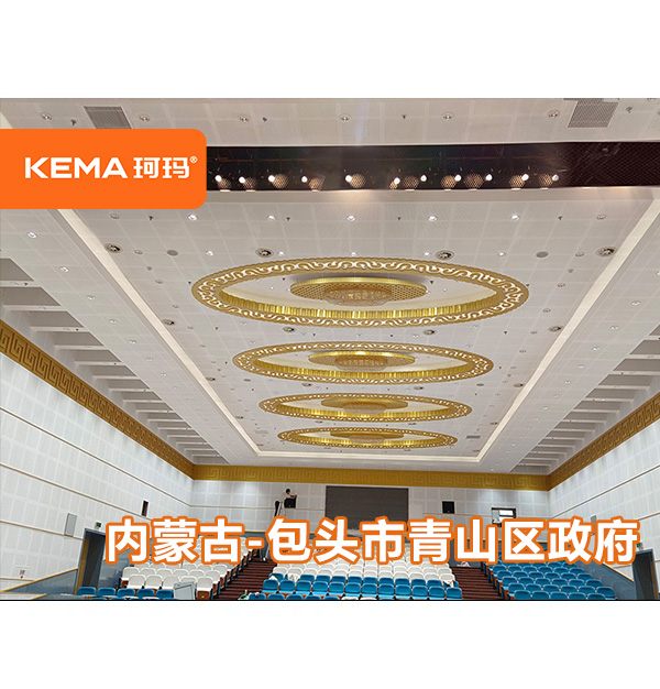 內(nèi)蒙古包頭青山區(qū)政府報(bào)告廳改造：570平報(bào)告廳裝什么燈好？